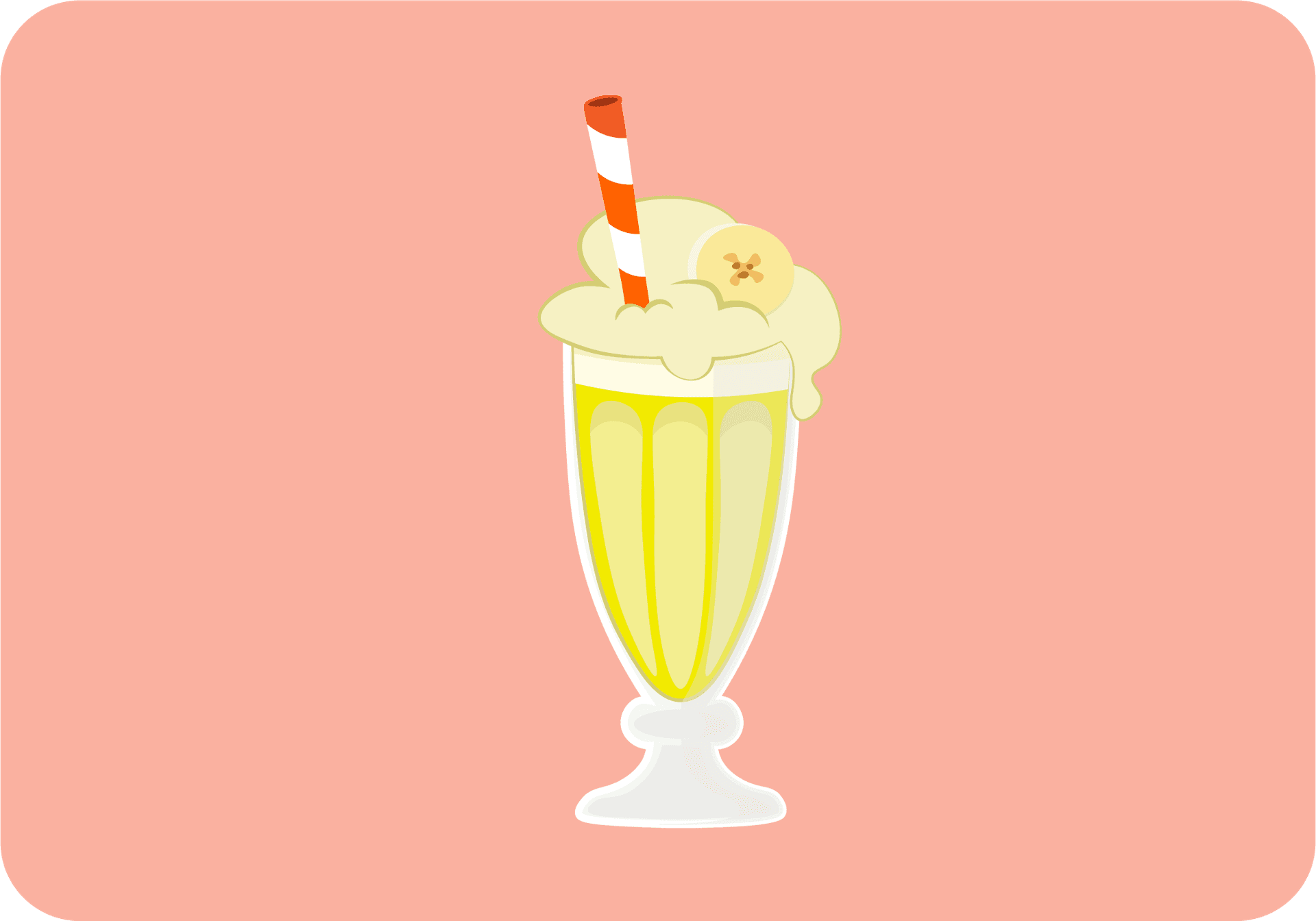 Milkshake Banaan
